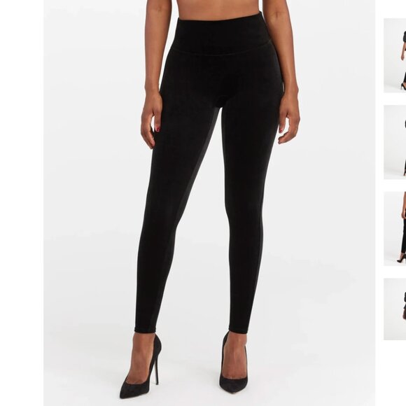 Spanx Velvet Legging Black Medium - Picture 1 of 7